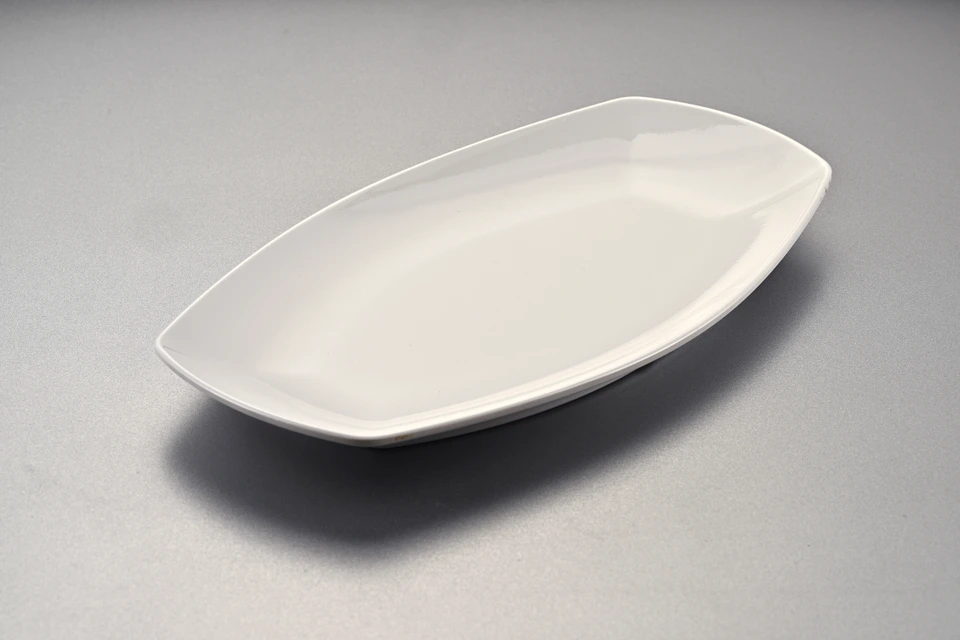 Quadro Kayık Tabak · Krem · 23437